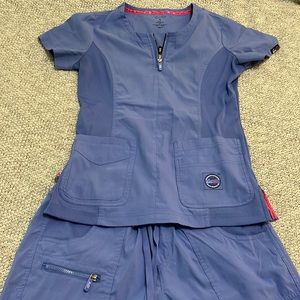 koi lite scrub set light blue